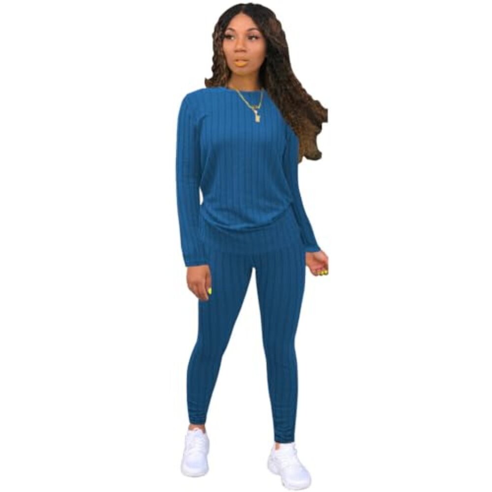 Women's Polyester Elastane Tracksuit Set Long Sle… - image 2